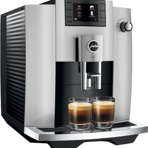 Кофемашина для дома JURA E6 Platin EC — ракурс справа