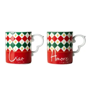 Чашки Bialetti Tricolore 300 мл 2 шт