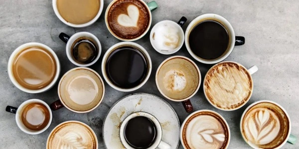 Many cups for different coffees