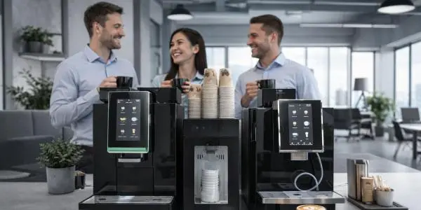 Coffee machine for a large office